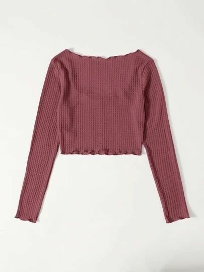 Women's crop long sleeve