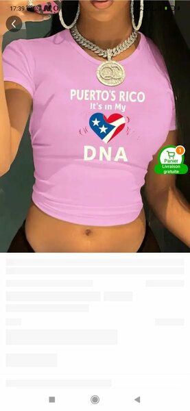 T-shirt "Puerto Rico DNA"