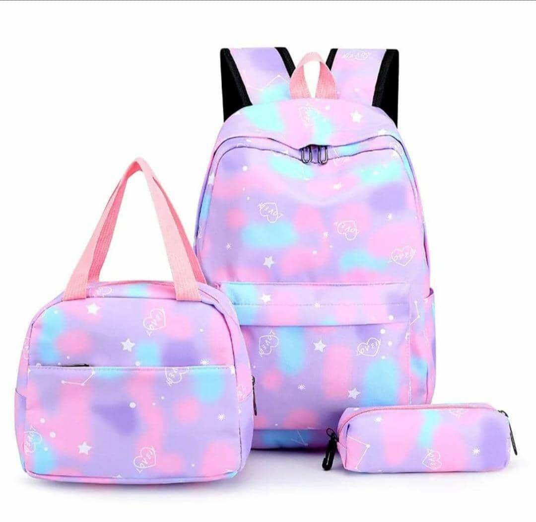 Ensemble de Sacs Écoliers Arc-en-ciel