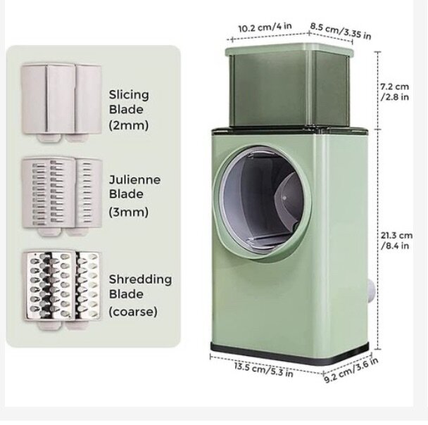 4 In 1 Multifunctional Rotary Vegetable Slicer