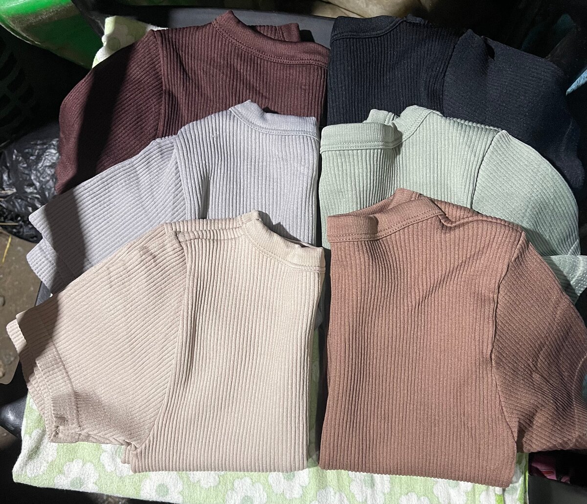 Top court en coton zippé