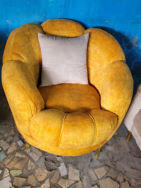 Fauteuil rond confortable