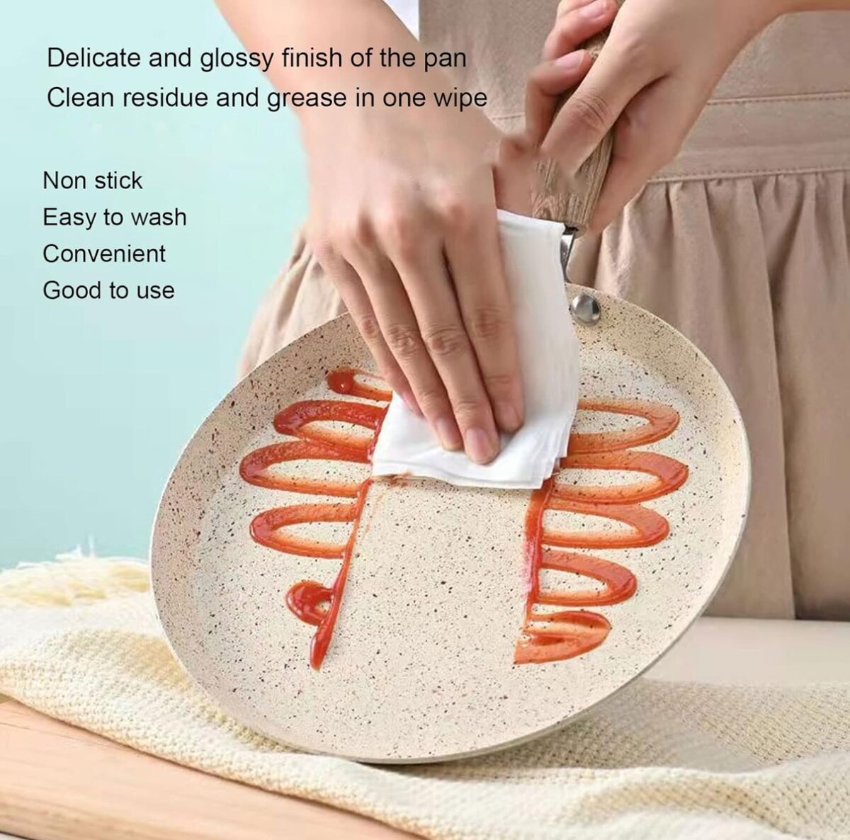 Poêle antiadhésive granite