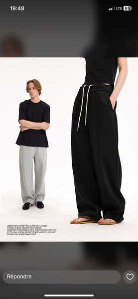 Pantalon de survêtement unisexe confortable