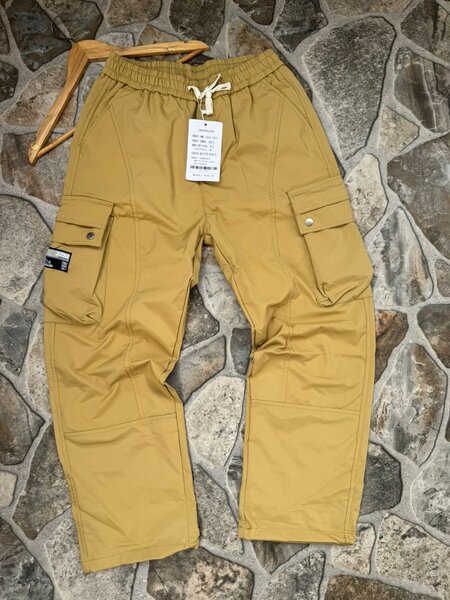 Pantalon cargo homme beige