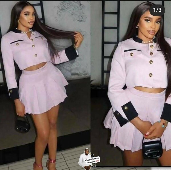 Complet jupe et haut sauté