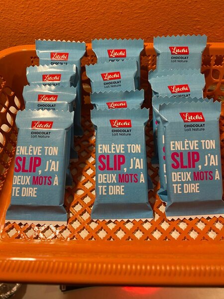 Chocolats messages humoristiques