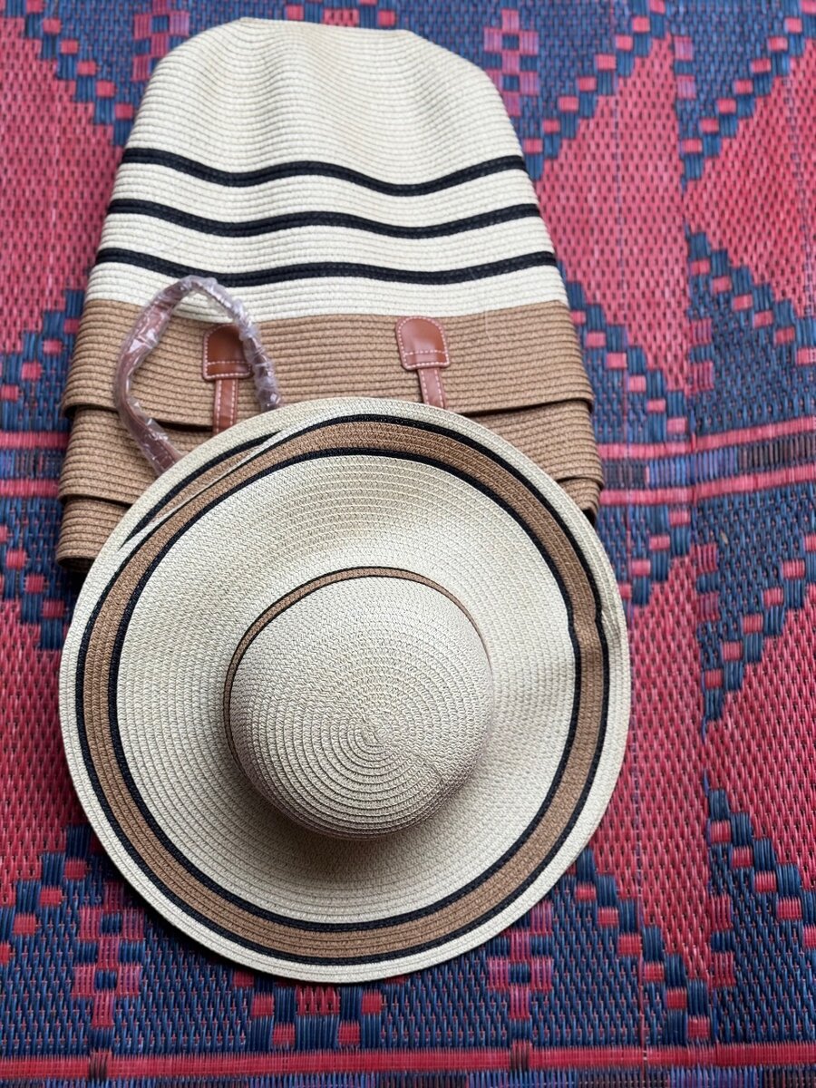Ensemble Chapeau et Sac d'Été