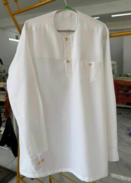 Chemise Kurta Blanche Élégante