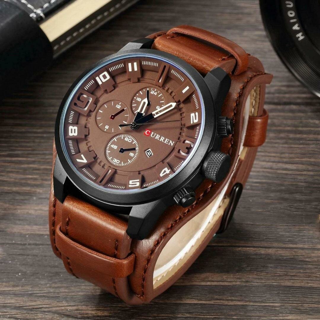 Montre CURREN Marron Homme