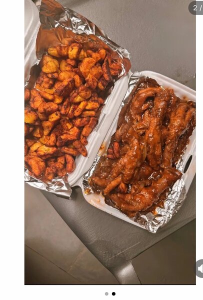 Alloco avec Poulet et Sauce