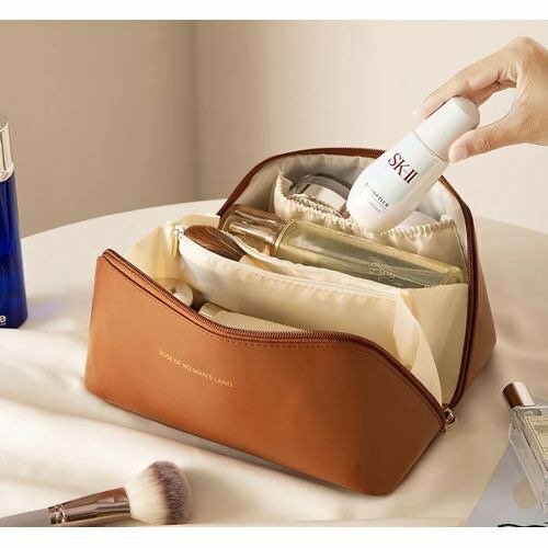 Trousse de voyage en cuir élégante