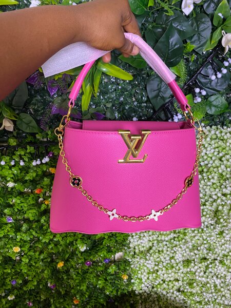 Sac à main luxe rose vif