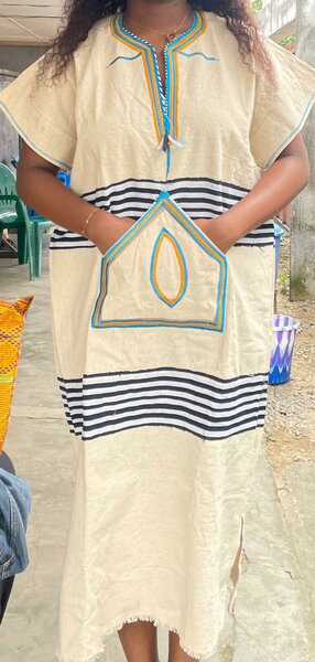 Robe ethnique en coton