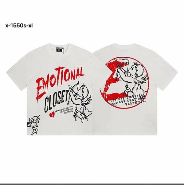 T-shirt homme Emotional Closet blanc