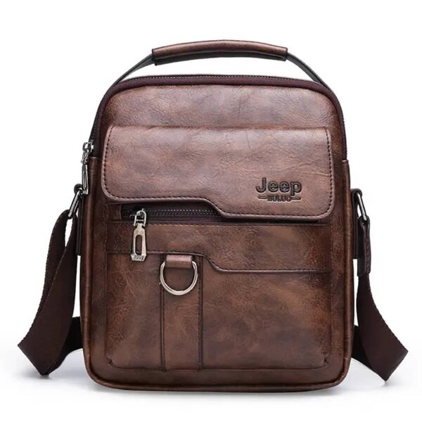 Sac à bandoulière Jeep en cuir pour homme