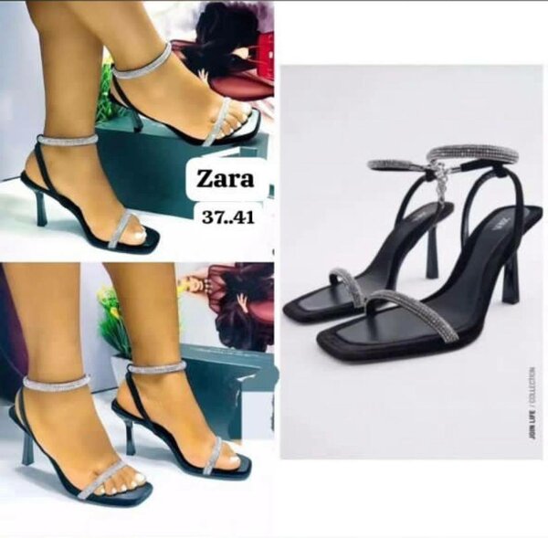 Des talons fermés à bas mince