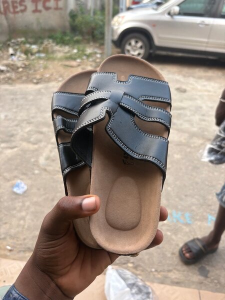 Sandales en cuir confort