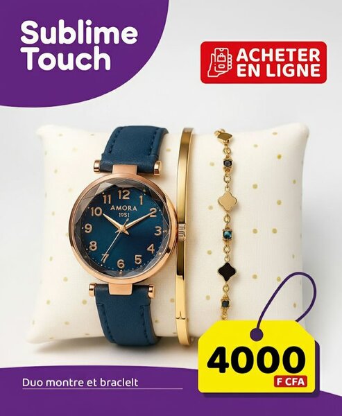 Montre et Bracelet Élégant