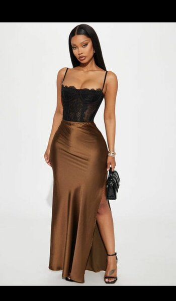 Corset en dentelle noir