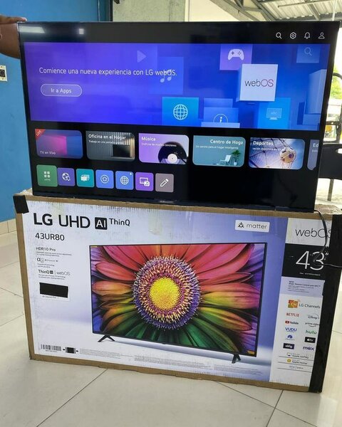 Téléviseur LG UHD 43'' 43UR80 - ThinQ