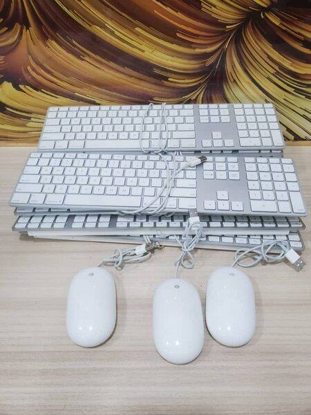 Apple keyboard and mouse