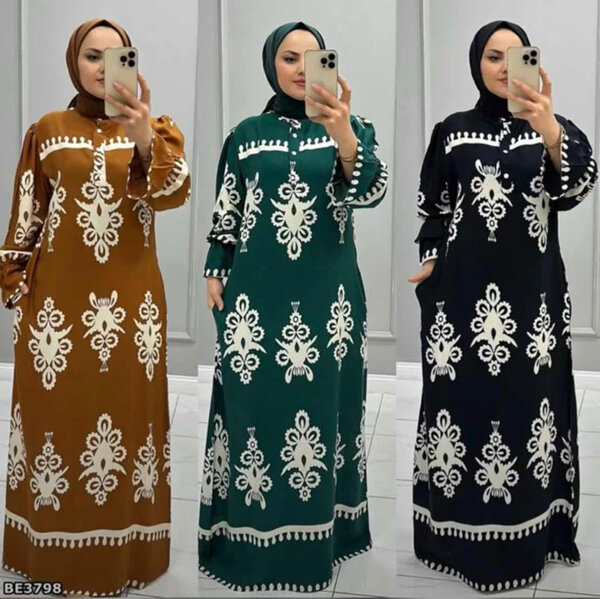 Robe Maxi Modestie Élégante