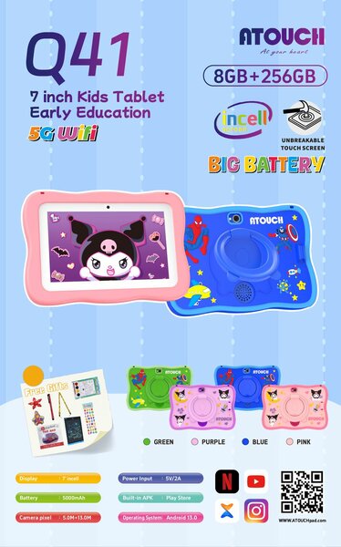 Tablette Enfant 7 Pouces Q41