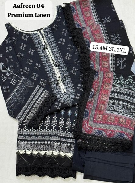 Digital printed premium lawn 10 design available