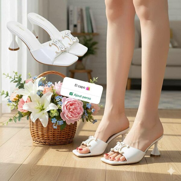 Mules Élégantes Femme