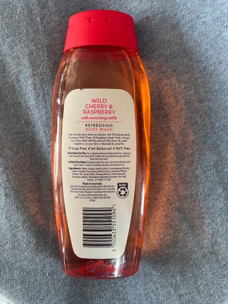Balnea Bodywash( Wild Cherry & Raspberry)