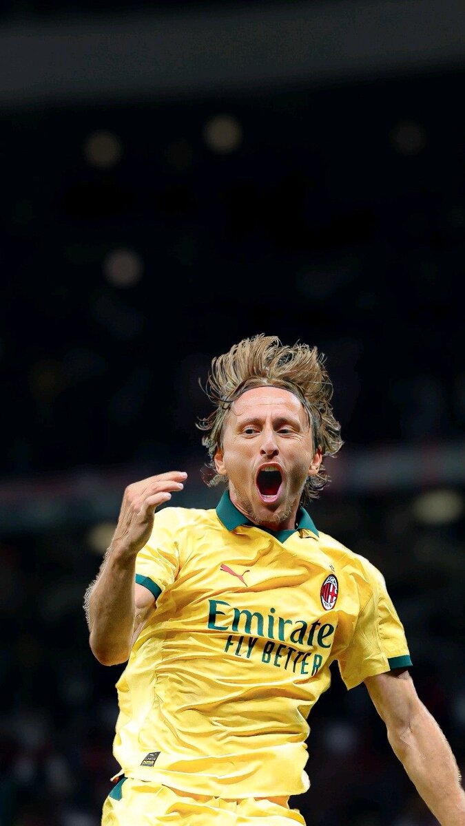 Maillot de  AC MILAN Jaune