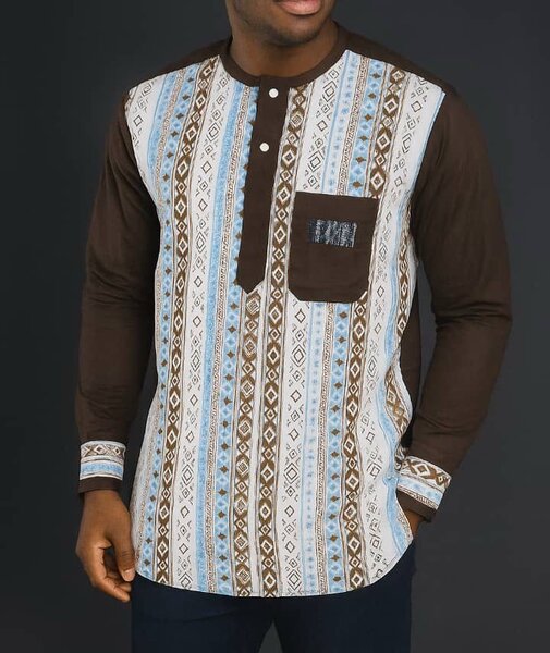 Chemise 2 ton homme élégante