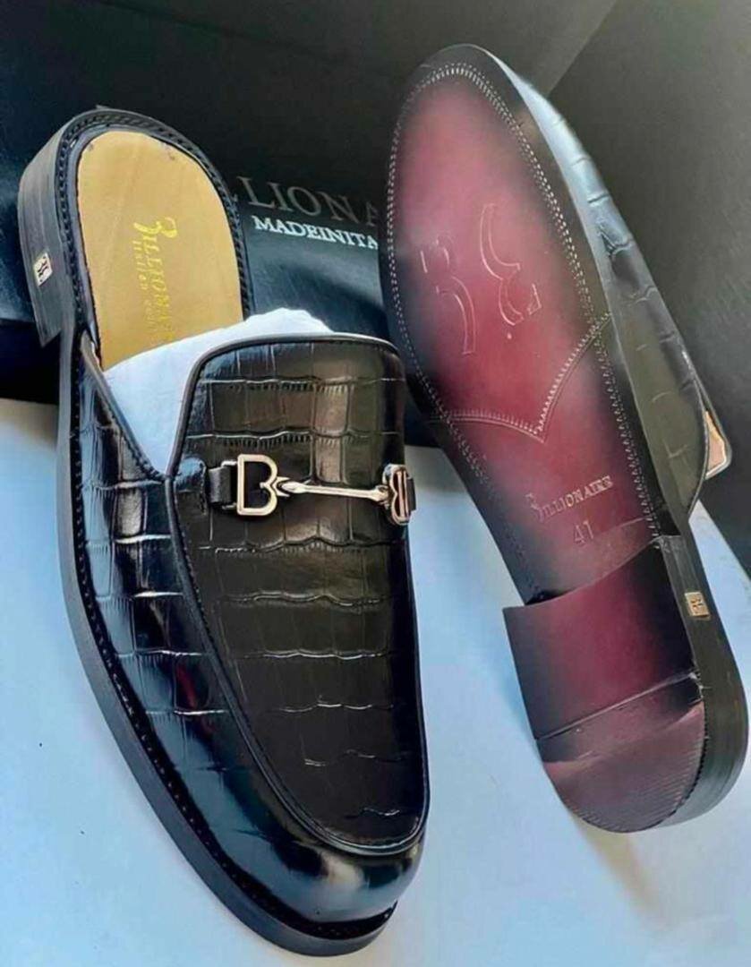 Solid Leather Executive Shoes