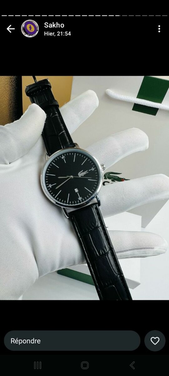 Montre Élégante en Cuir