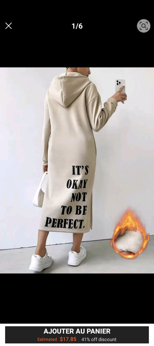 Robe Sweat Oversize Confortable