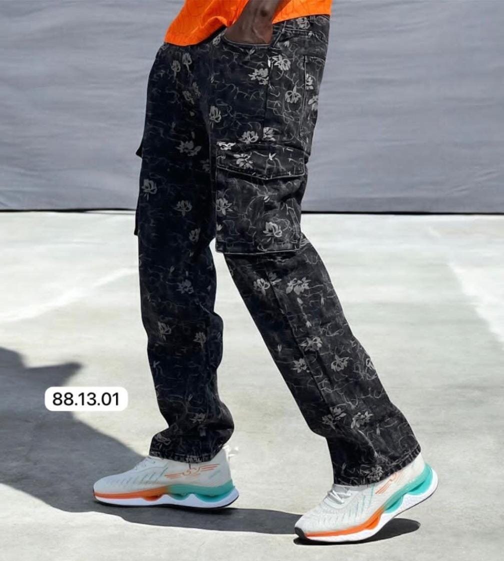 Pantalon cargo imprimé homme