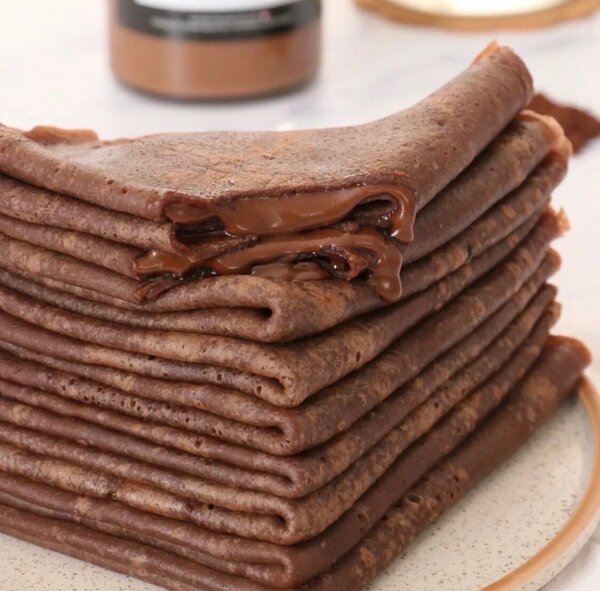 Crêpes au chocolat délicieuses