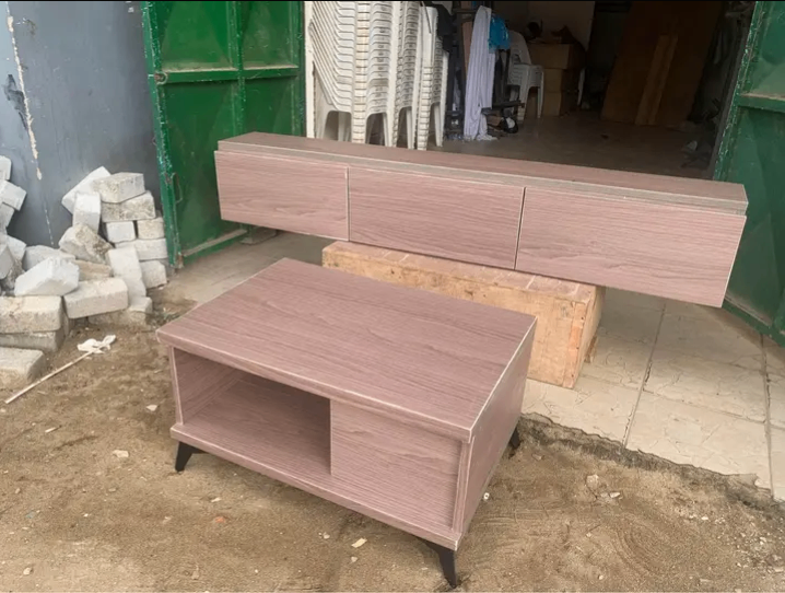 Ensemble meuble TV moderne bois