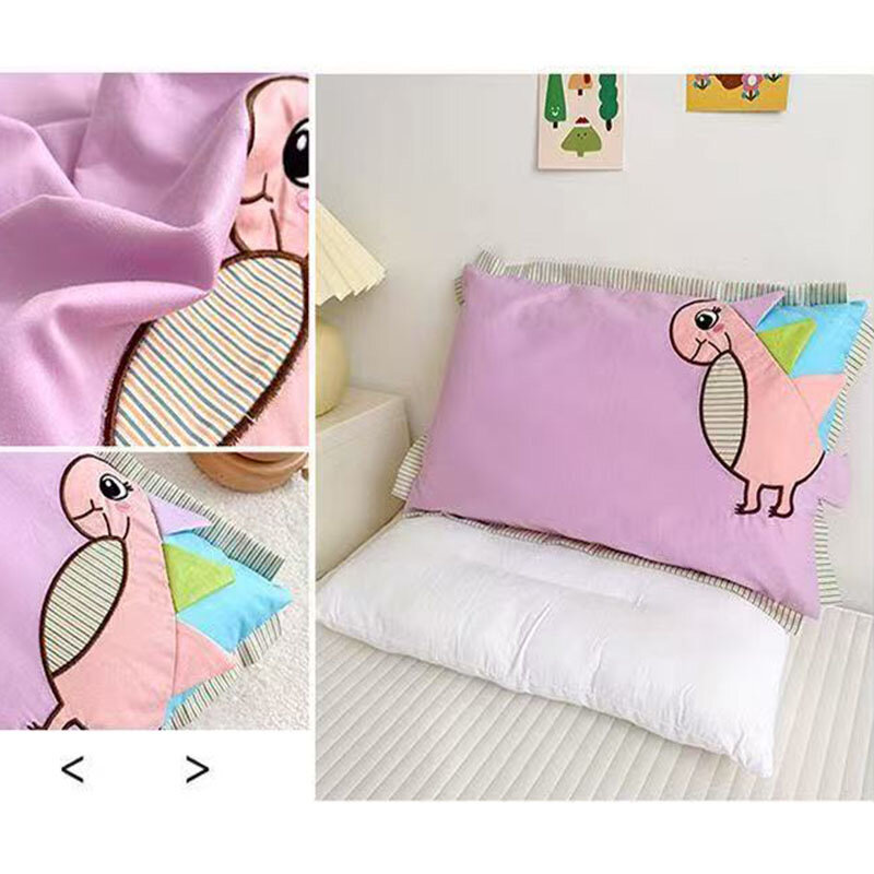 Taie d'oreiller enfant dinosaure