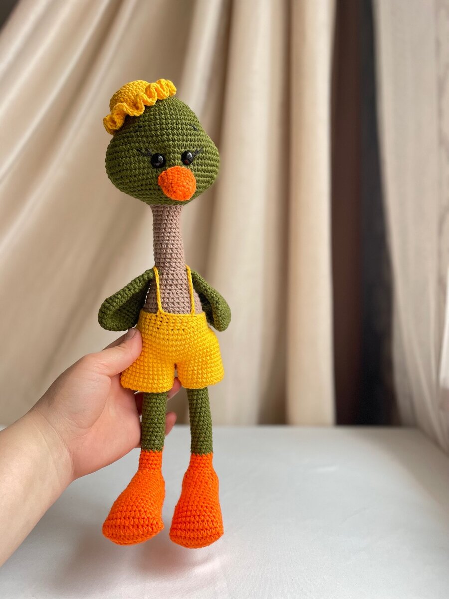 Утенок вязанный