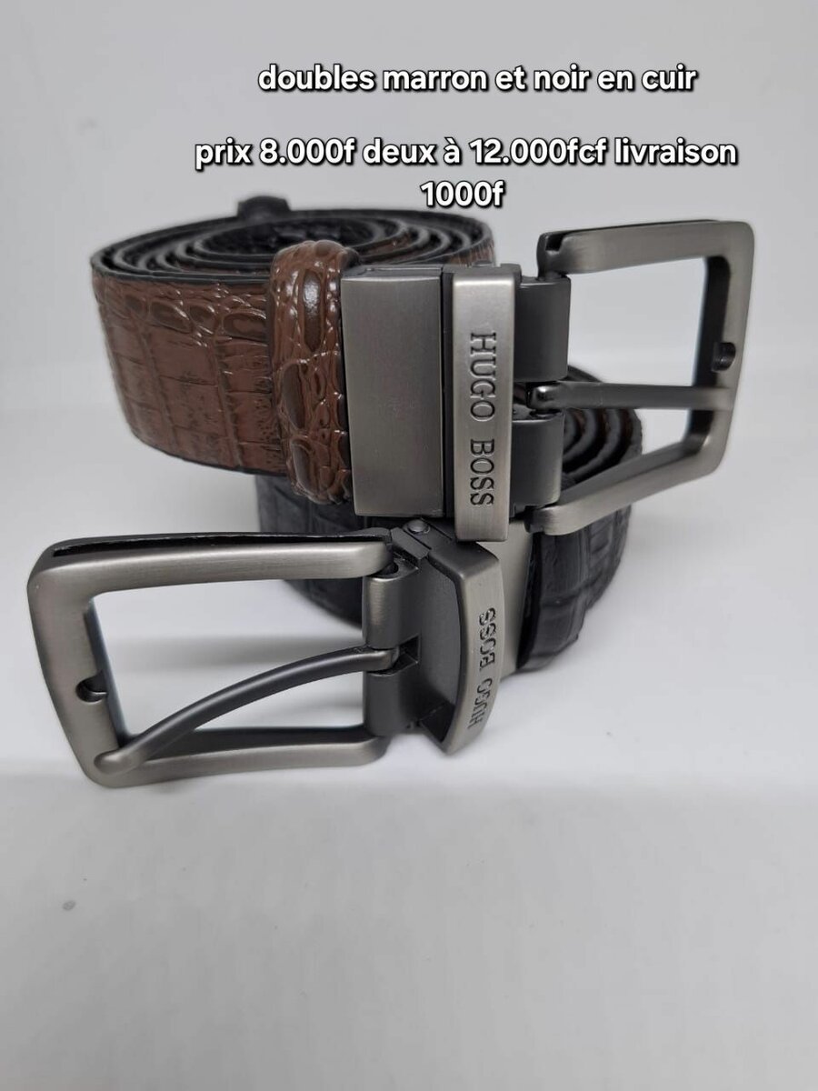 Ceinture Cuir Réversible Homme