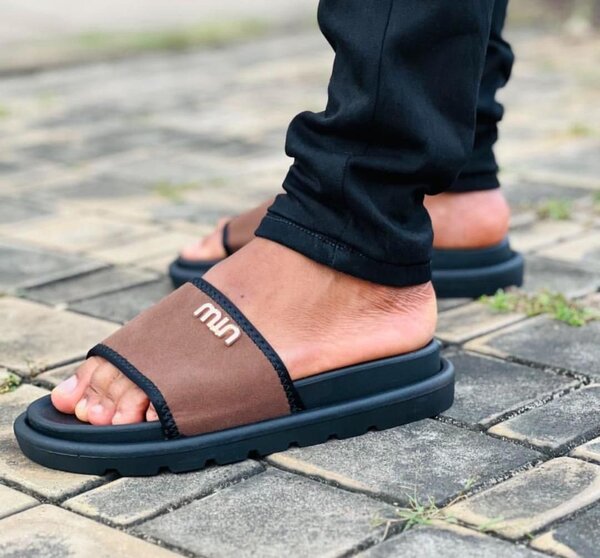 Mules homme en caoutchouc