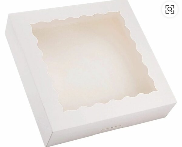 Boîte pâtisserie carton blanc