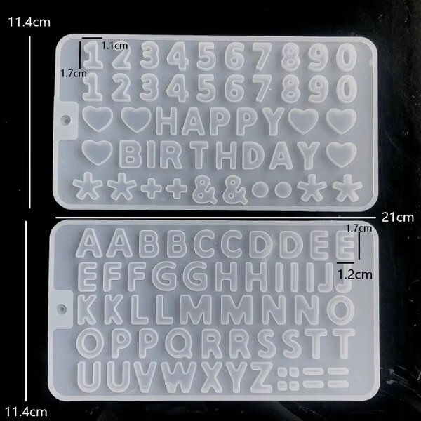 Alphabet mold mini (HBD)