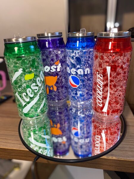 Gourde à gel rafraîchissant