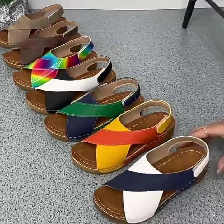 Sandales Confort Colorées