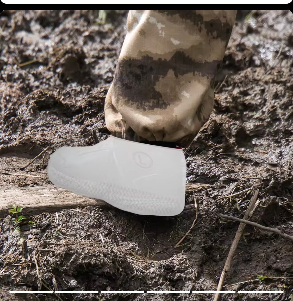 Bottes de Pluie Imperméables en Silicone