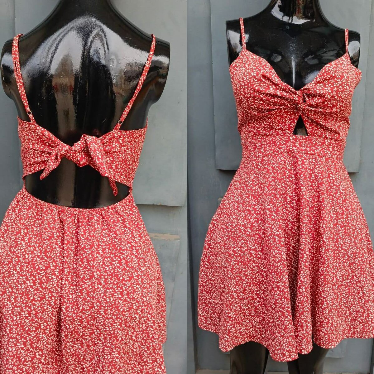 Robe d'été chic dos nu