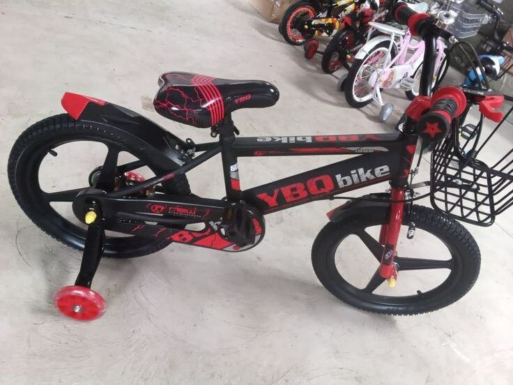Vélo enfant YBObike noir rouge
